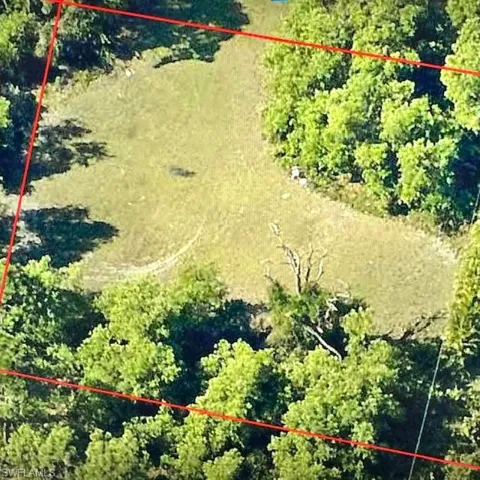 View of property location with property boundaries highlighted