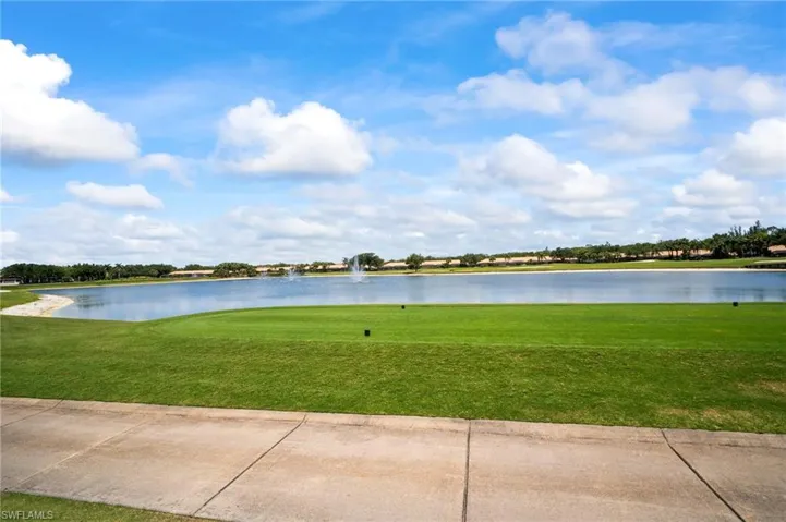 Water view with a golf club