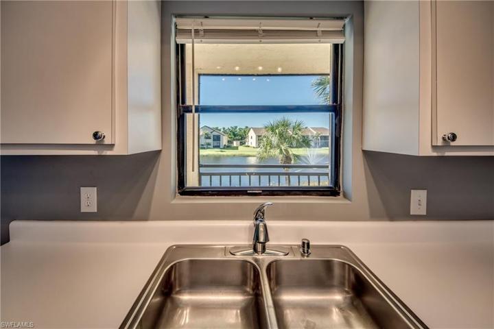 Kitchen Window with View of Lake and Fountain!