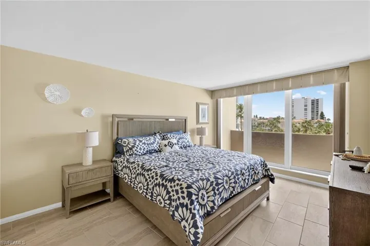 Master bedroom with Gulf views