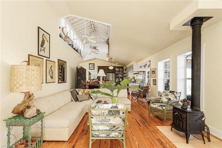 Living room.  The home has electric heat.