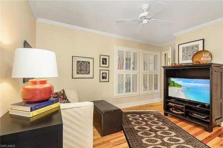 Bedroom 2, used for a den/TV room
