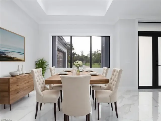 Dining area -  image virtually staged