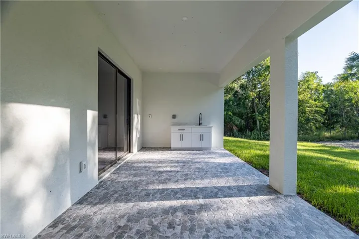 View of patio