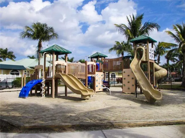View of jungle gym