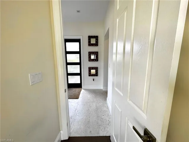 View from bedroom #4  at the main door