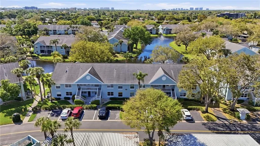 Drone / aerial view of skyline