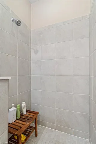 Large walk in shower