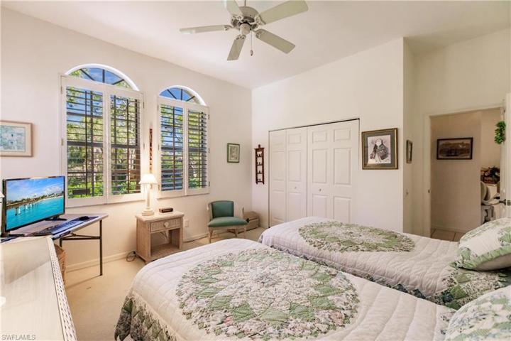Bedroom #2. More windows and more plantation shutters.