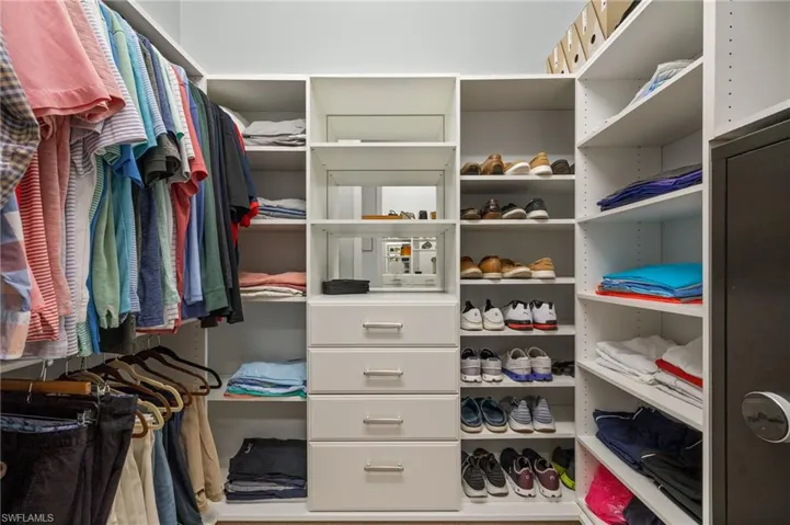 Custom 2nd walk in closet