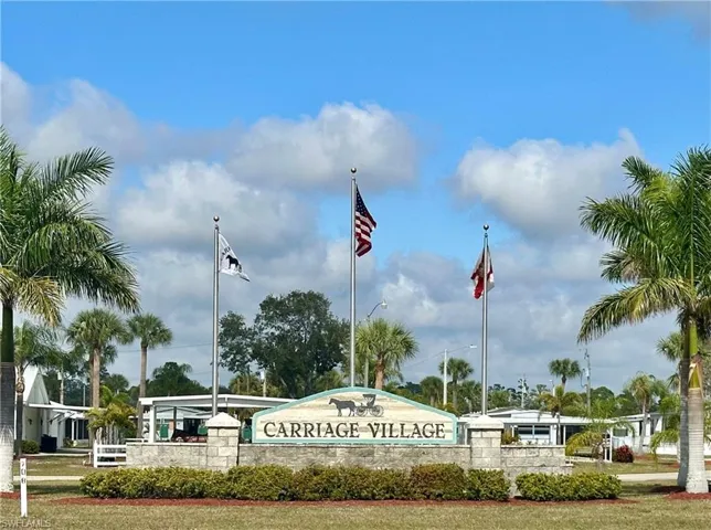 Carriage Village Entry Sign