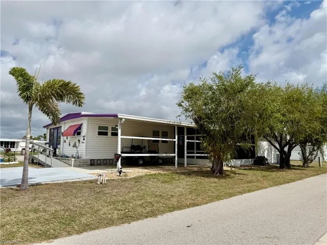North side of home