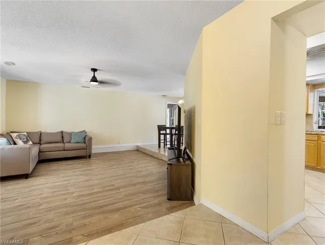 Looking from foyer toward living room