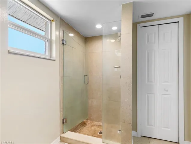 Separate Primary Bath shower and commode