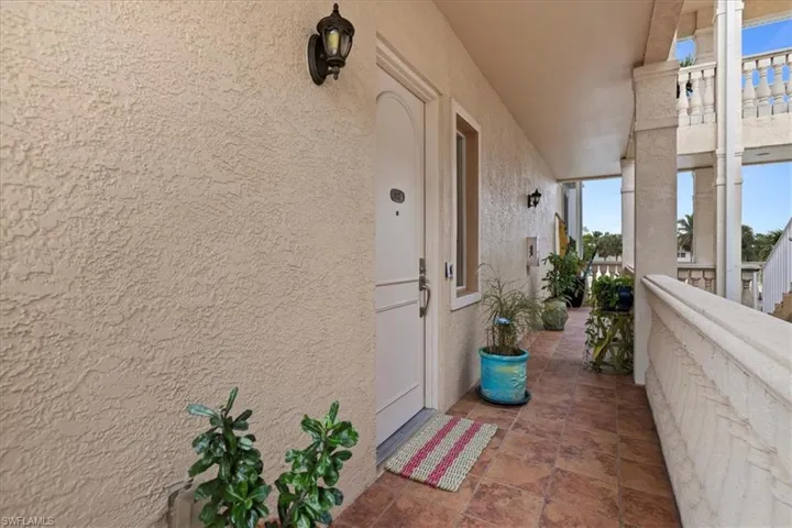 View of exterior entry