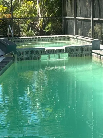 40+ foot pool + spillover spa next to owner's suite