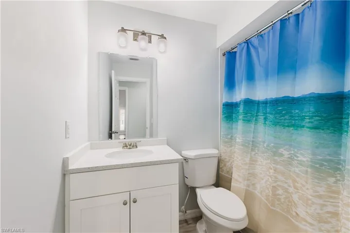 2nd Bathroom featuring vanity, tub/shower and toilet