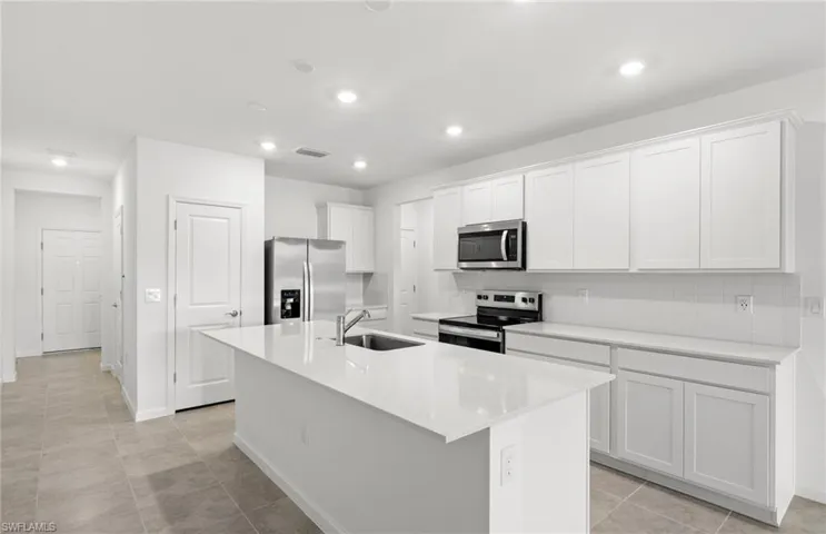 Interior of completed home