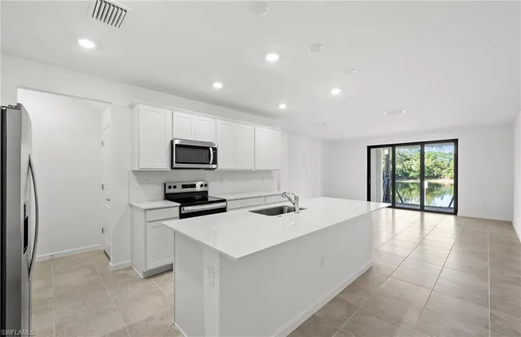 Interior of completed home