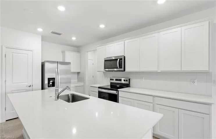 Interior of completed home