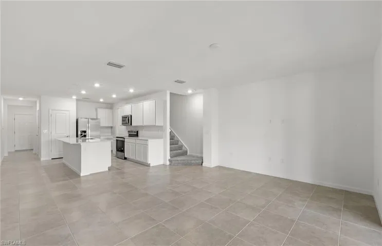 Interior of completed home