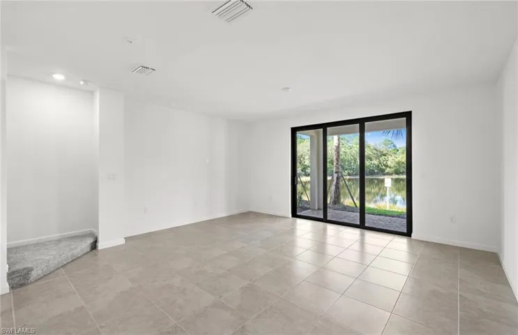 Interior of completed home