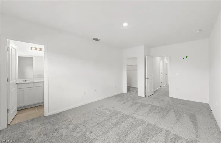 Interior of completed home
