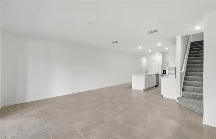 Interior of completed home