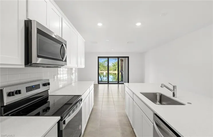 Interior of completed home