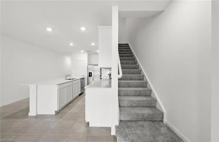 Interior of completed home