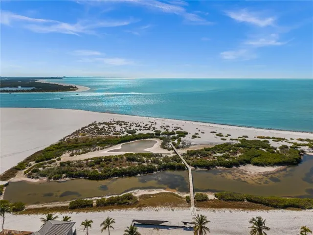 Bird's eye view of extended coastline