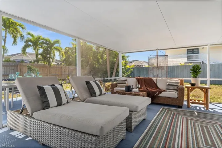 Sunroom with outdoor seating and plenty of natural light