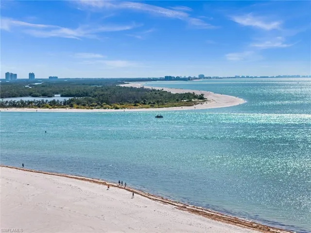 Water view with local beach