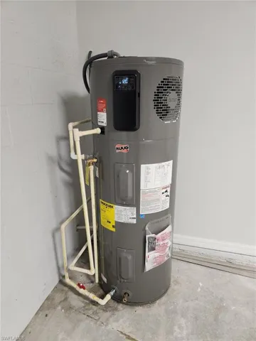 Utilities featuring water heater