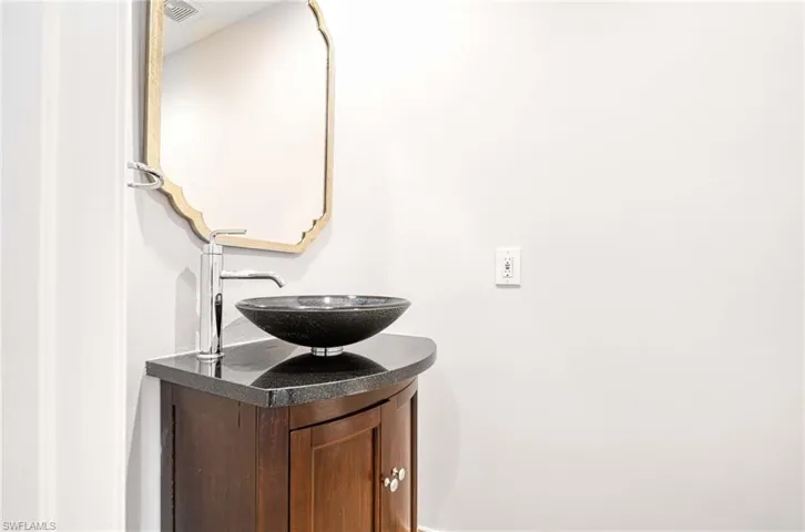 Half Bathroom off foyer