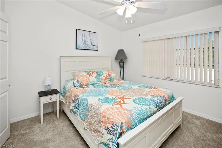 comfortable guest bedroom with adjacent 2nd bathroom