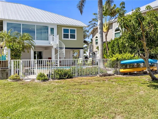 Two boat lifts and dock come with property