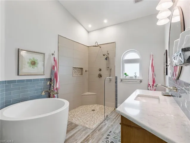 Remodeled master bathroom