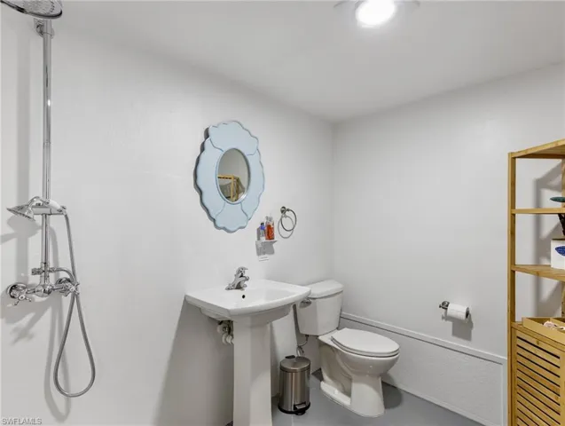 Pool area over looking the creek and Mangroves