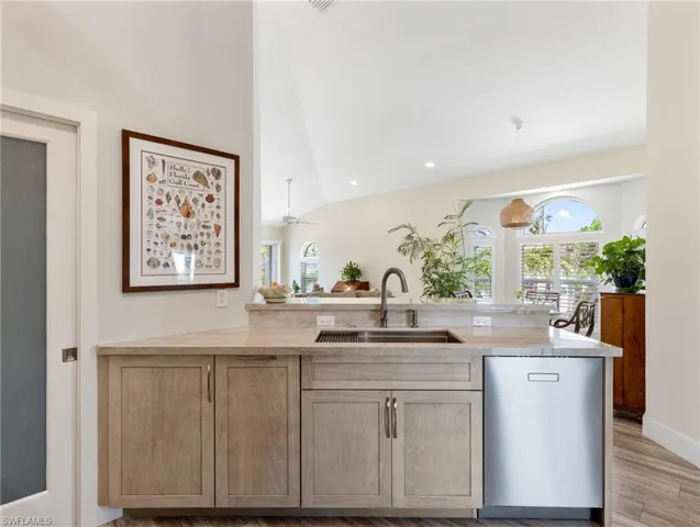 Remodeled kitchen