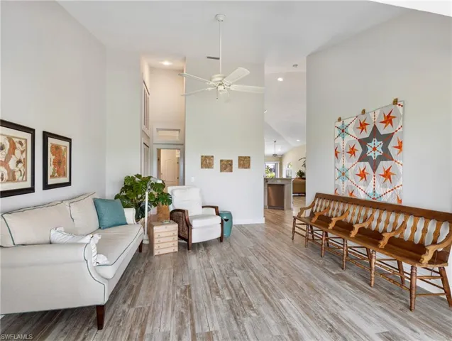Family room with Mangrove and Gulf access creek views