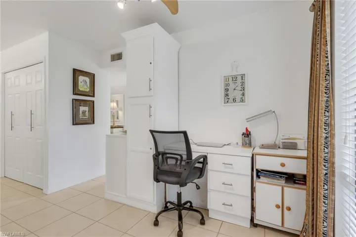 Flex space shown here as a home office