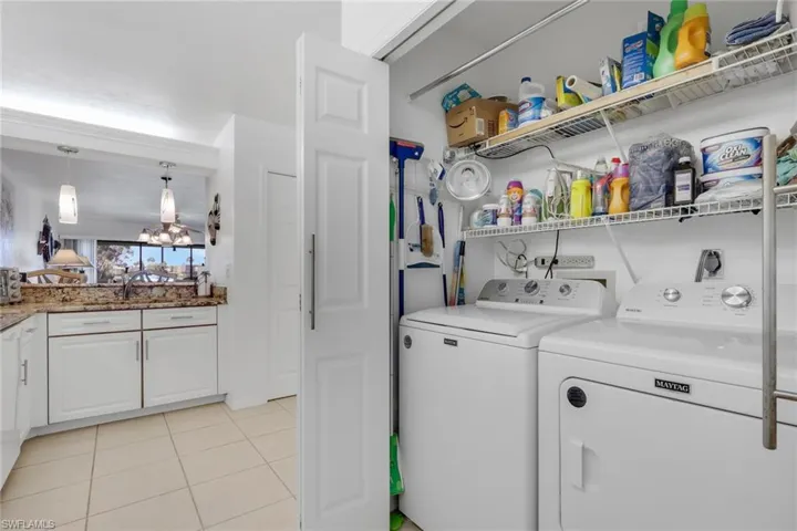 Laundry area featuring washer and dryer