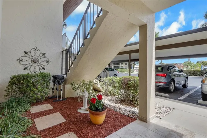 Entrance sitting area and view of pool #1 just steps from condo!!