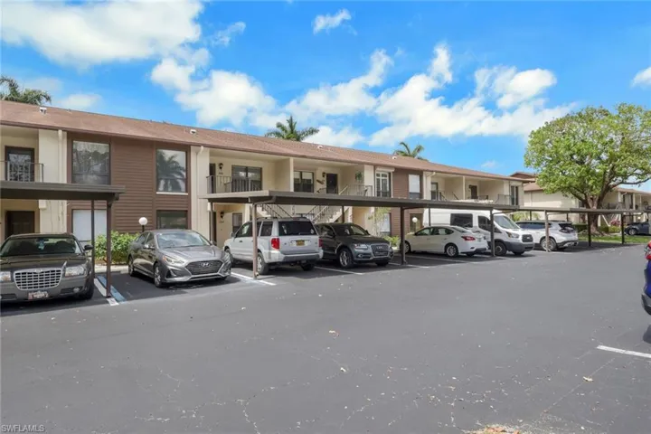 View of assigned covered parking right next to condo