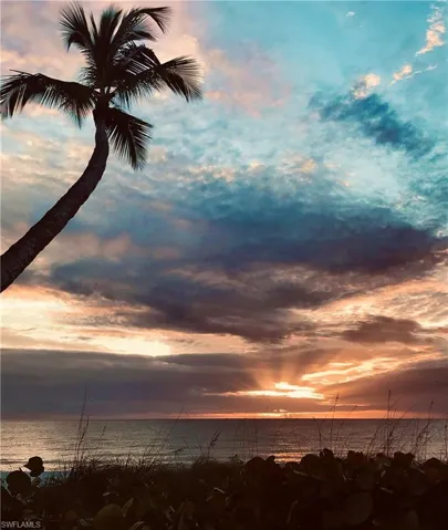 Sunset on the Gulf, just a few miles away