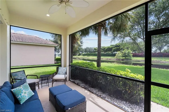 Screened lanai