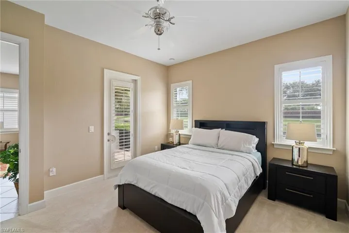Primary Bedroom with access to screened lanai