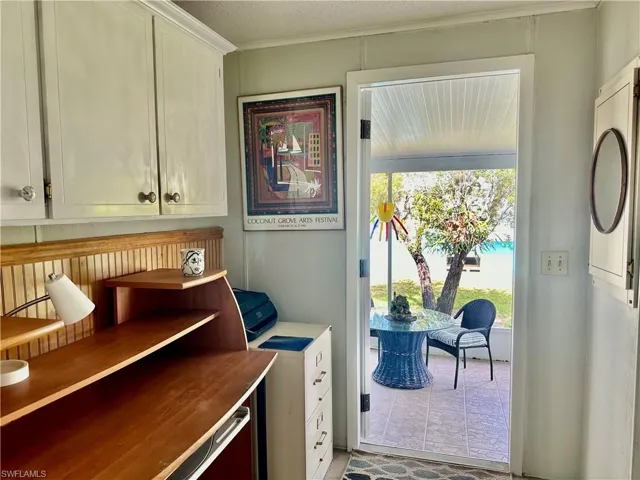 Office or make this your inside utility room.