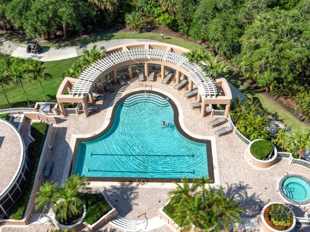 View of pool